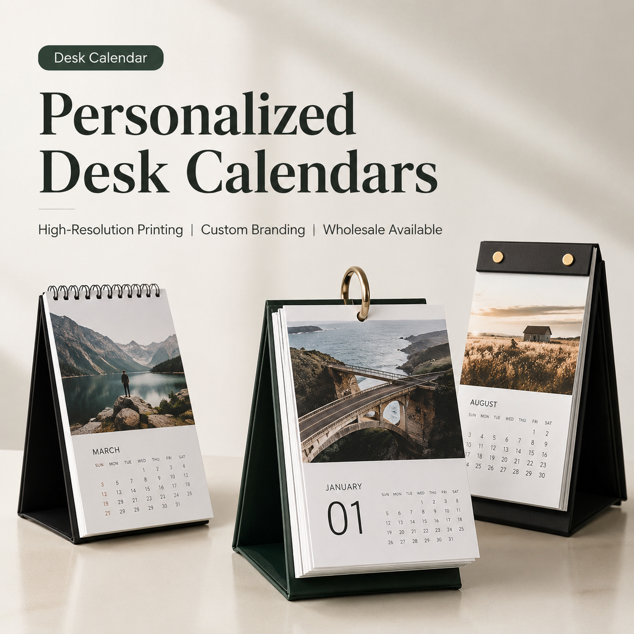 Custom Calendar Printing Factory for Wall & Desk Calendars