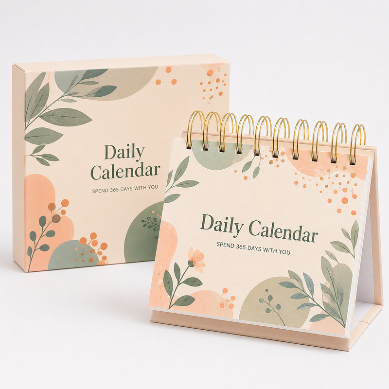 Custom colorful calendar printing
