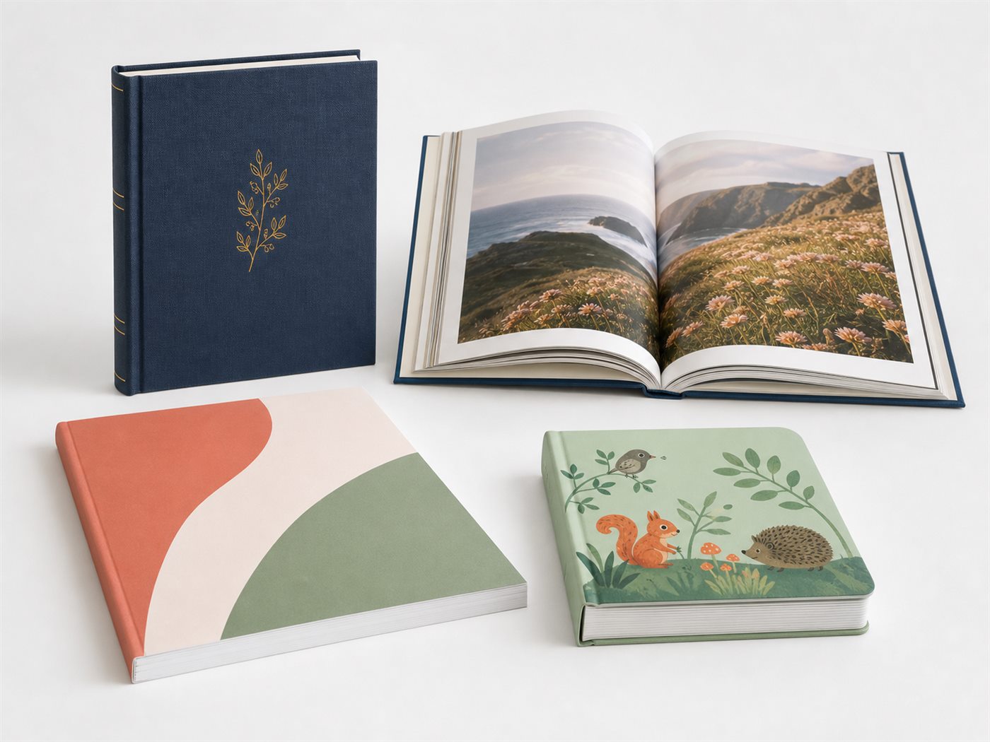 Custom hardcover, softcover and board book printing